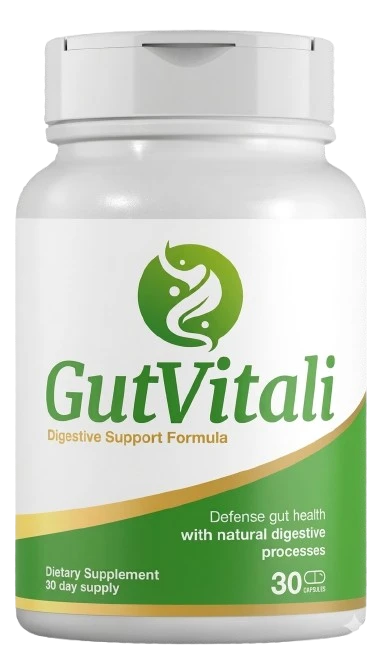 GutVitali Supplement Bottle front view